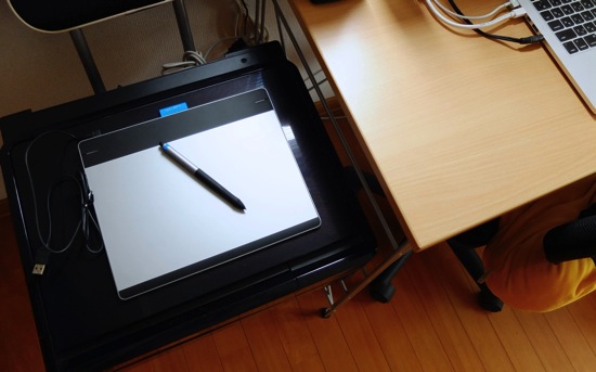 PC周辺機器 - ペンタブとプリンタ複合機.JPG PC周辺機器 - ペンタブとプリンタ複合機
