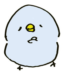 humu.png 考え込むひよこ